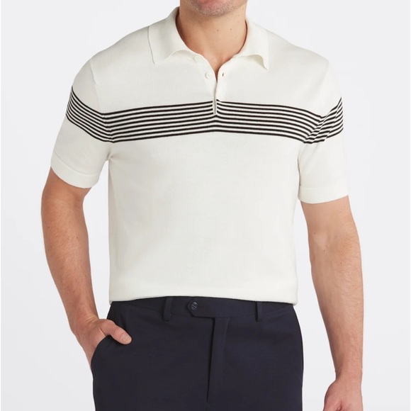 New DSTRCT‎ & ROW
Marcini Striped Sweater Polo - Picture 1 of 6